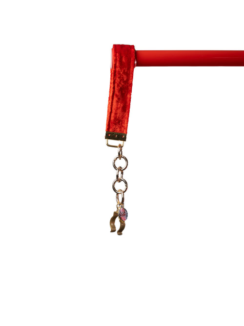 Bright Red Velvet Multi Use Strap (last chance to buy)