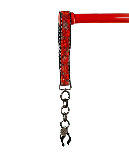 Red On Checkered Flag Multi Use Strap