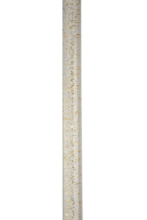 The Gatsby – Clear Gold Glitter Walking Stick