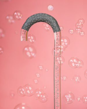 Champagne Fizz – Clear Bubble Walking Stick