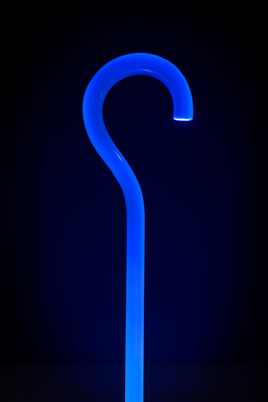 Forget Me Not – Blue Fluorescent Walking Stick