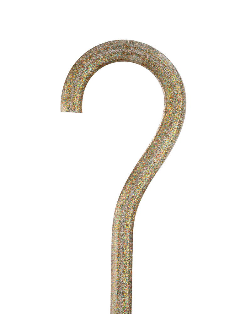 Stride with Pride – Multi Colour Glitter Walking Stick