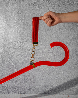 Watermelon Rave – Red Fluorescent Walking Stick